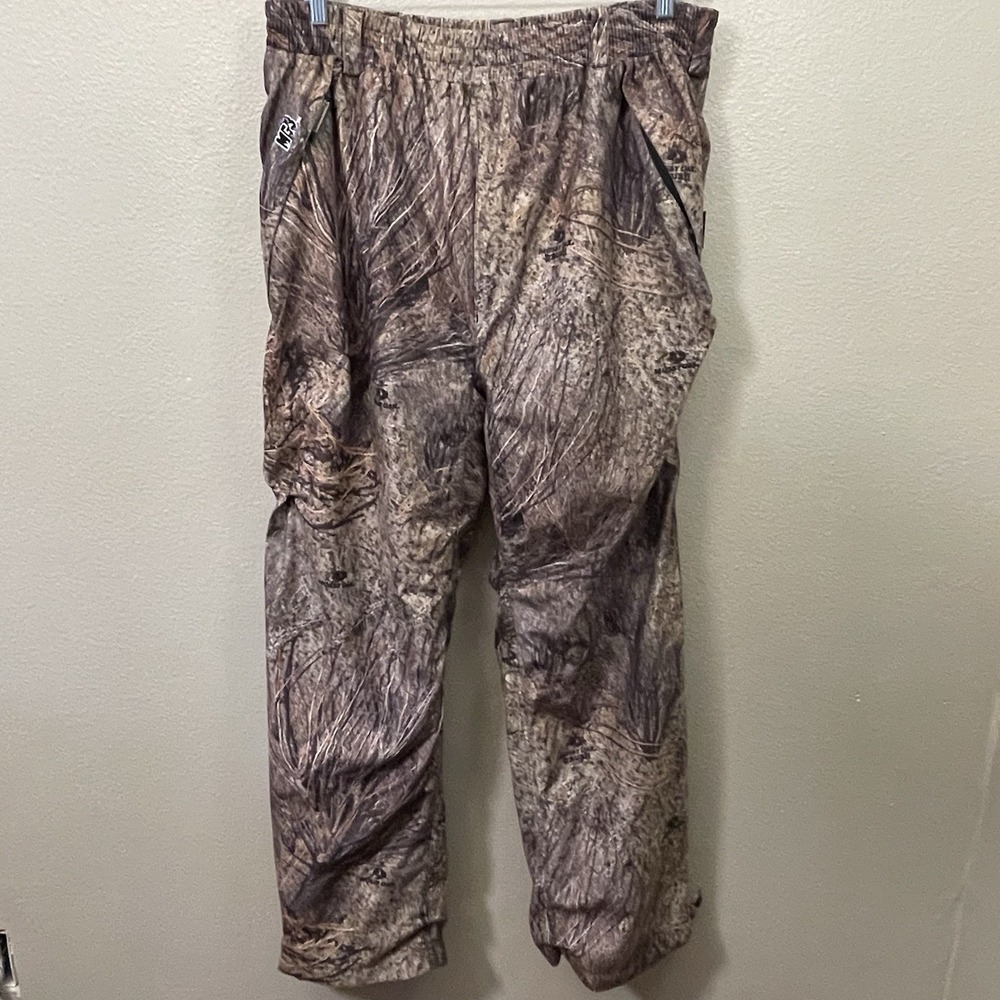 Remington All Weather Mossy Oak Brush Hunting Pants Pull On/Zipper Boot Zip‎ XL